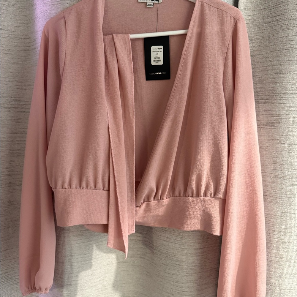 Fashion Nova Blush Pink Top